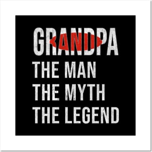 Grand Father Japanese Grandpa The Man The Myth The Legend - Gift for Japanese Dad With Roots From  Japan Posters and Art